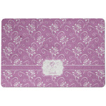 Lotus Flowers Dog Food Mat w/ Name or Text