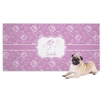 Lotus Flowers Dog Towel (Personalized)