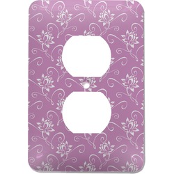 Lotus Flowers Electric Outlet Plate