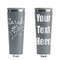 Lotus Flowers Grey RTIC Everyday Tumbler - 28 oz. - Front and Back