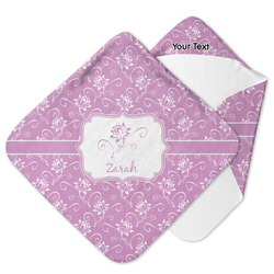 Lotus Flowers Hooded Baby Towel (Personalized)