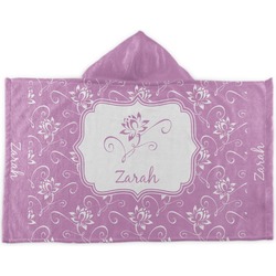 Lotus Flowers Kids Hooded Towel (Personalized)