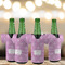 Lotus Flowers Jersey Bottle Cooler - Set of 4 - LIFESTYLE