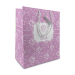 Lotus Flowers Medium Gift Bag (Personalized)