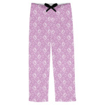 Lotus Flowers Mens Pajama Pants - M