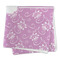 Lotus Flowers Microfiber Dish Rag - FOLDED (square)