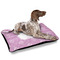 Lotus Flowers Outdoor Dog Beds - Large - IN CONTEXT