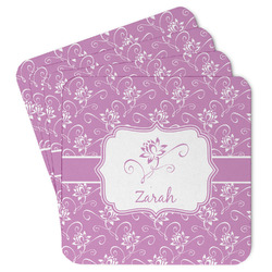 Lotus Flowers Paper Coasters (Personalized)