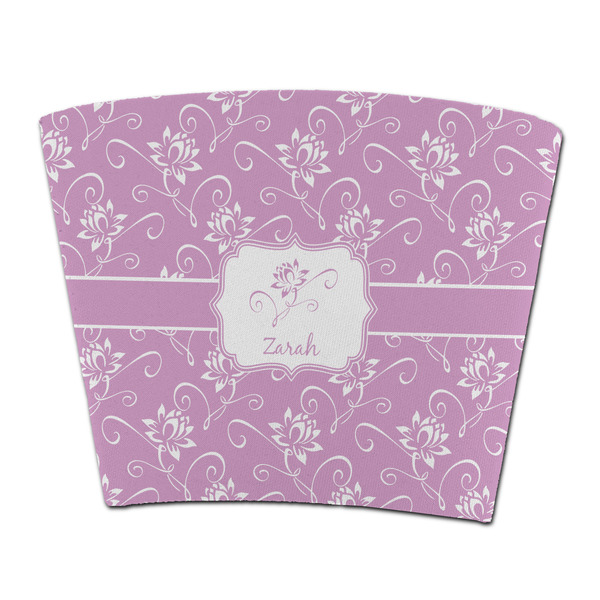 Custom Lotus Flowers Party Cup Sleeve - without bottom (Personalized)