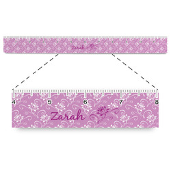 Lotus Flowers Plastic Ruler - 12" (Personalized)