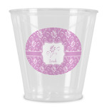 Lotus Flowers Plastic Shot Glass (Personalized)