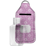 Lotus Flowers Hand Sanitizer & Keychain Holder - Large (Personalized)