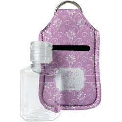 Lotus Flowers Hand Sanitizer & Keychain Holder (Personalized)