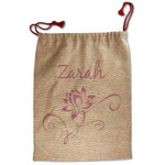 Lotus Flowers Santa Sack - Front (Personalized)