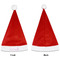 Lotus Flowers Santa Hats - Front and Back (Single Print) APPROVAL