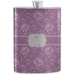 Lotus Flowers Stainless Steel Flask (Personalized)