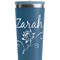 Lotus Flowers Steel Blue RTIC Everyday Tumbler - 28 oz. - Close Up