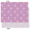 Lotus Flowers Tissue Paper - Heavyweight - Large - Front & Back