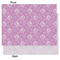 Lotus Flowers Tissue Paper - Heavyweight - Medium - Front & Back