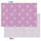 Lotus Flowers Tissue Paper - Heavyweight - Small - Front & Back