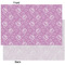 Lotus Flowers Tissue Paper - Heavyweight - XL - Front & Back