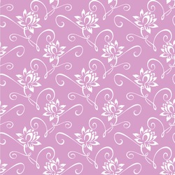 Lotus Flowers Wallpaper & Surface Covering (Peel & Stick 24"x 24" Sample)