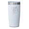 Lotus Flowers White Polar Camel Tumbler - 20oz - Single Sided - Approval