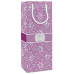 Lotus Flowers Wine Gift Bags - Gloss (Personalized)