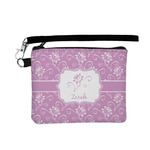 Lotus Flowers Wristlet ID Case w/ Name or Text