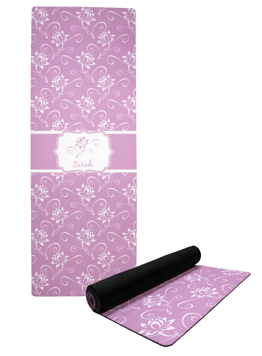 Lotus Flowers Yoga Mat (Personalized) YouCustomizeIt