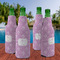 Lotus Flowers Zipper Bottle Cooler - Set of 4 - LIFESTYLE