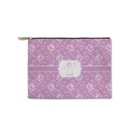 Lotus Flowers Zipper Pouch - Small - 8.5"x6" (Personalized)