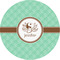 Om 1" Multipurpose Round Labels - Single Sticker