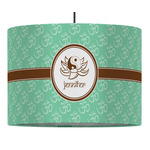 Om 16" Drum Pendant Lamp - Fabric (Personalized)