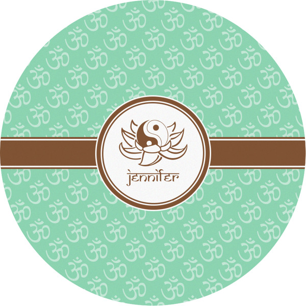 Custom Om Multipurpose Round Labels - 3" (Personalized)