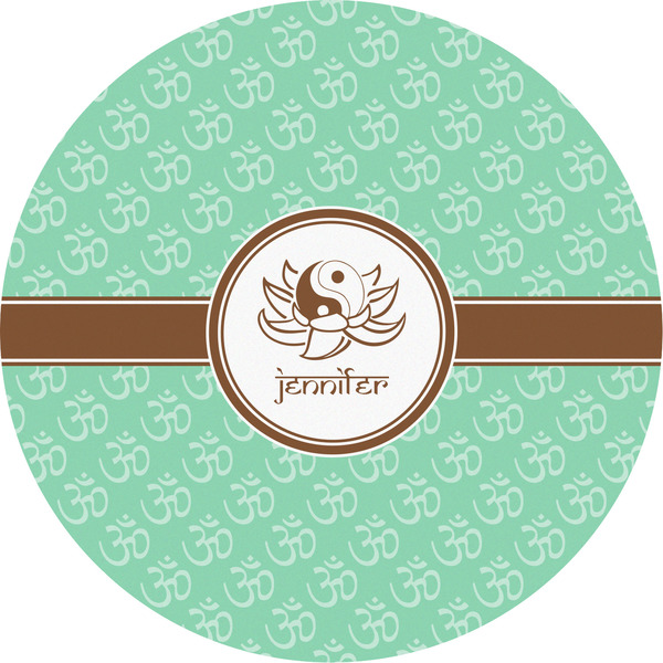 Custom Om Multipurpose Round Labels - 5" (Personalized)