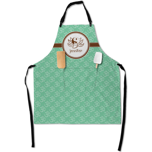 Custom Om Apron With Pockets w/ Name or Text