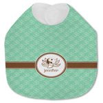 Om Jersey Knit Baby Bib w/ Name or Text