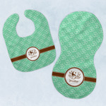 Om Baby Bib & Burp Set w/ Name or Text