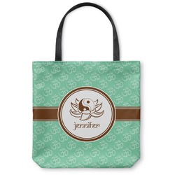 Om Canvas Tote Bag - Small - 13"x13" (Personalized)