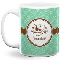 Om 11 Oz Coffee Mug - White (Personalized)