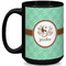 Om Coffee Mug - 15 oz - Black Full