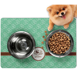 Om Dog Food Mat - Small w/ Name or Text