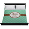 Om Duvet Cover - King - On Bed - No Prop