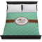 Om Duvet Cover - Queen - On Bed - No Prop