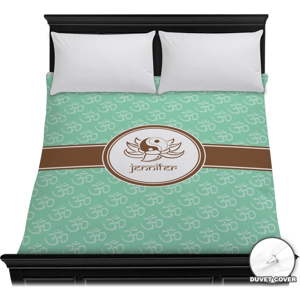 Custom Om Duvet Cover - Full / Queen (Personalized)