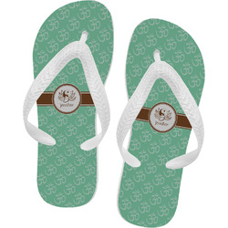 Om Flip Flops - Small (Personalized)