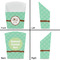 Om French Fry Favor Box - Front & Back View