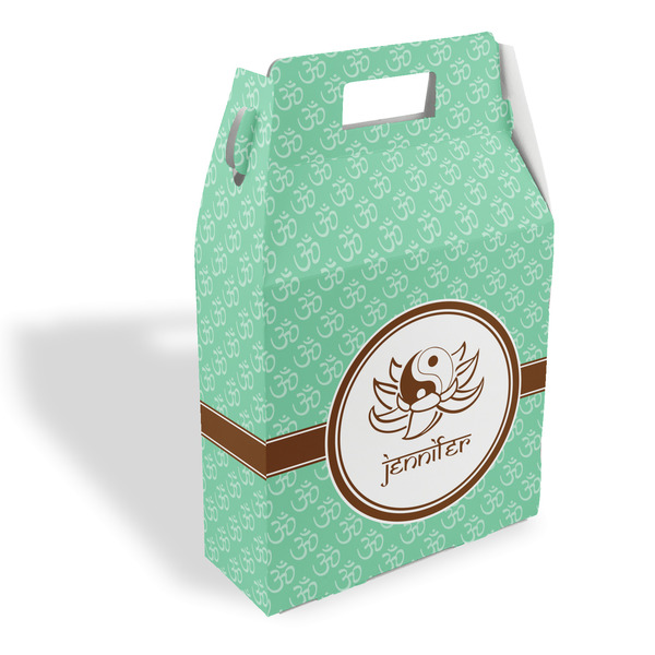 Custom Om Gable Favor Box (Personalized)