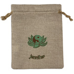 Om Burlap Gift Bag (Personalized)